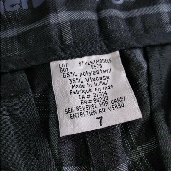 🎉 3/$20 👯♀️Host Pick⚡️Hammer Brand Girl Chequered Pants - Picture 6 of 8